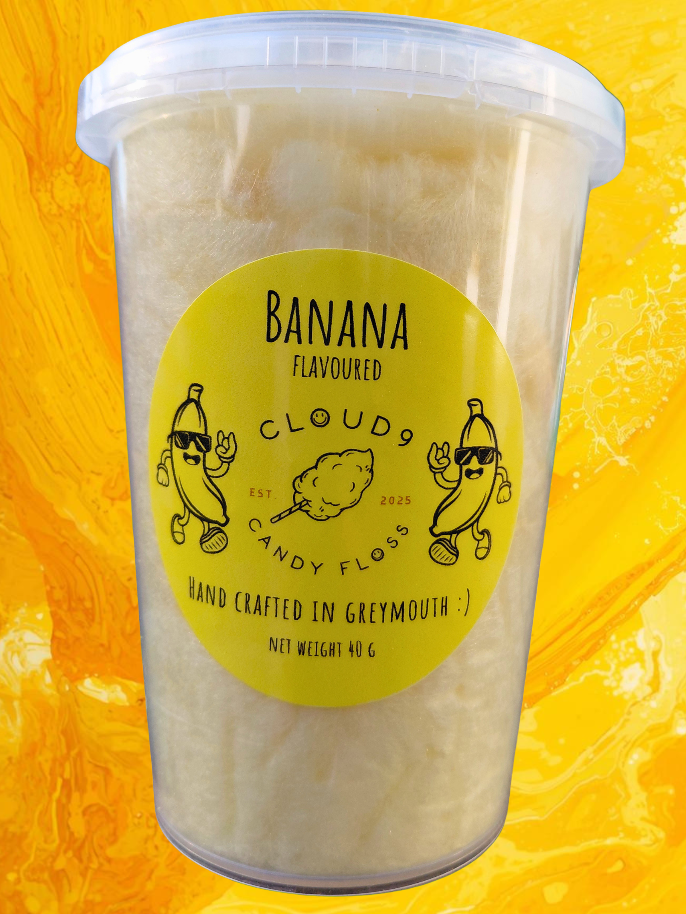 Banana Flavoured Candy Floss