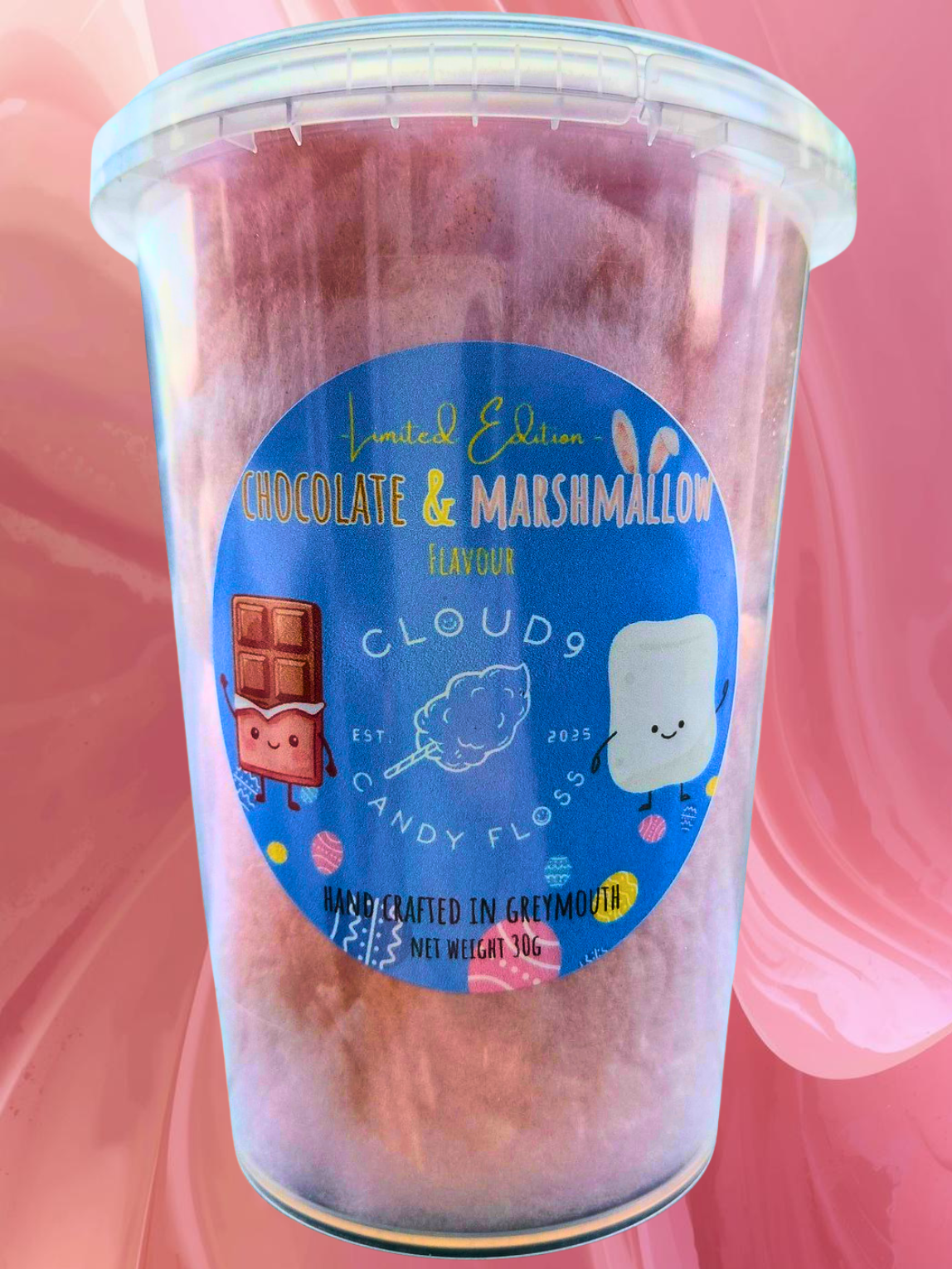 Chocolate and Marshmallow Flavoured Candy Floss (Limited Edition)