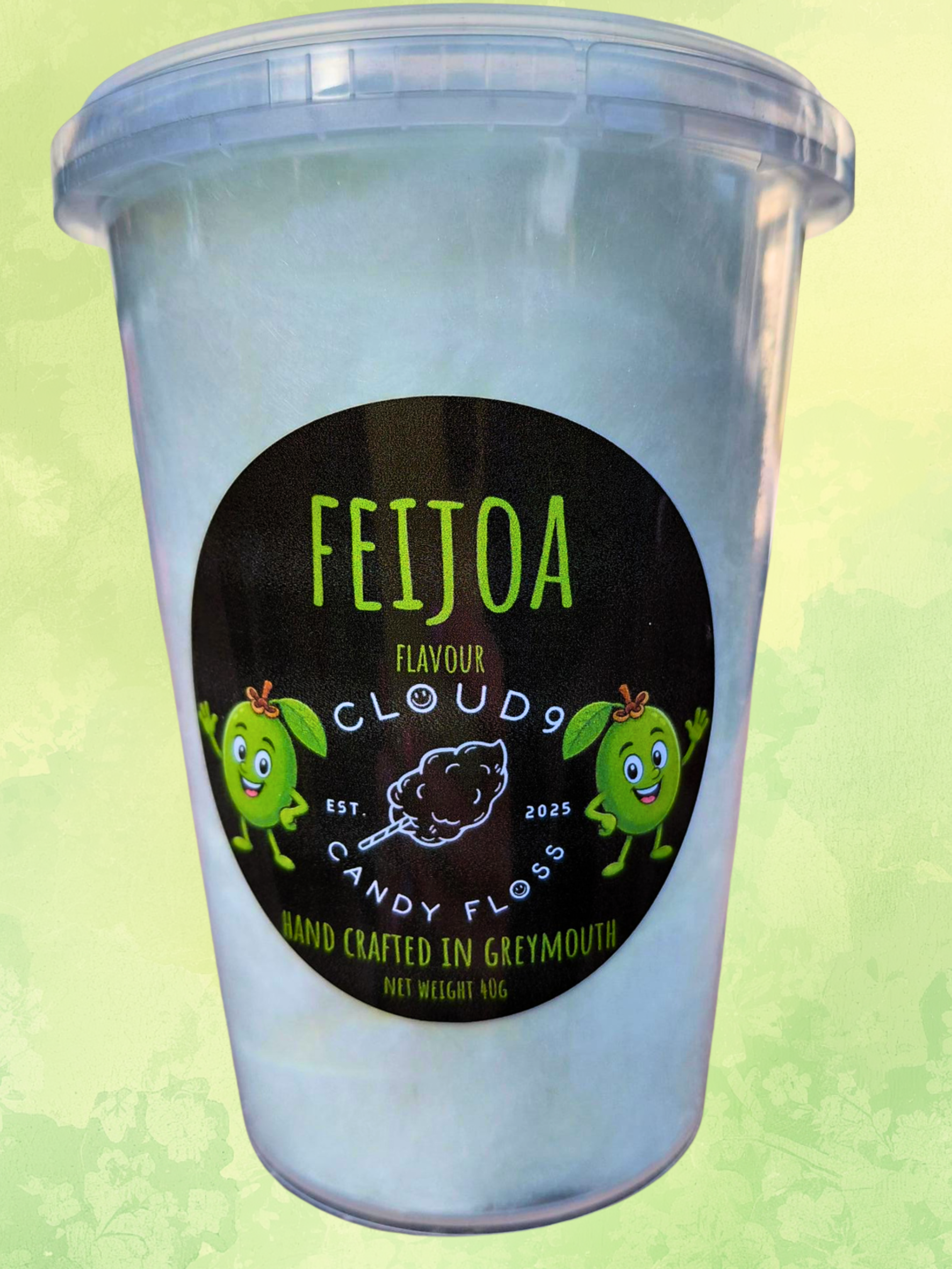 Feijoa Flavoured Candy Floss