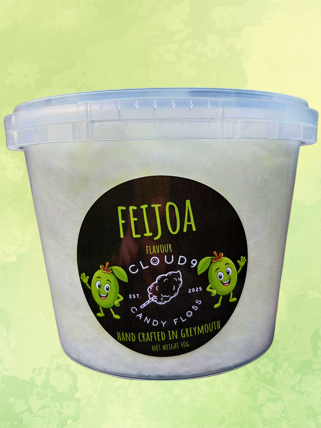 Feijoa Flavoured Candy Floss