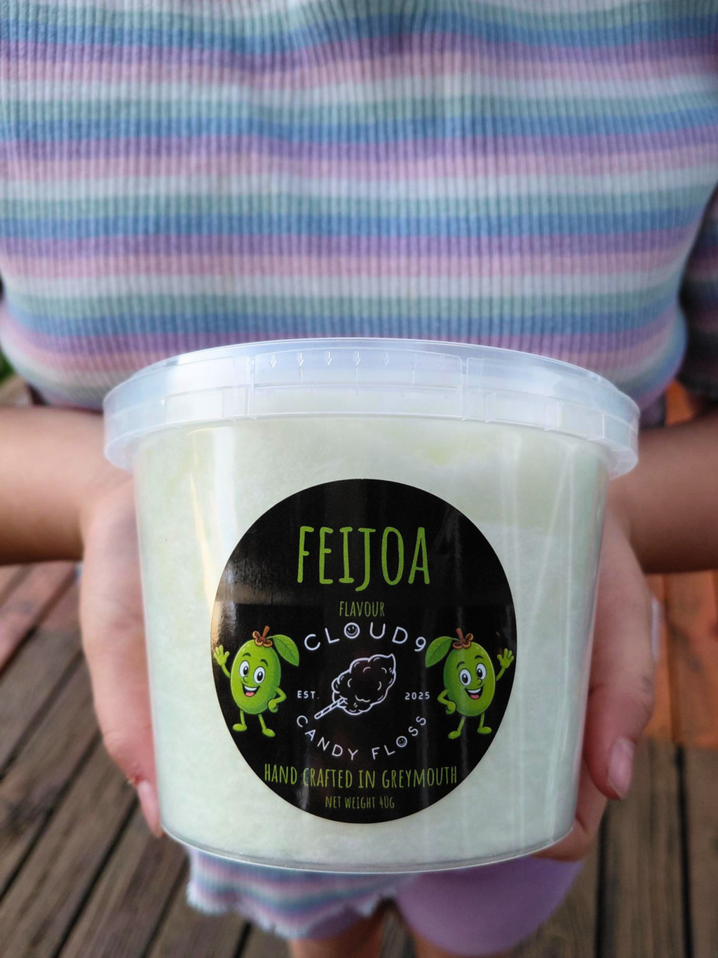 Feijoa Flavoured Candy Floss