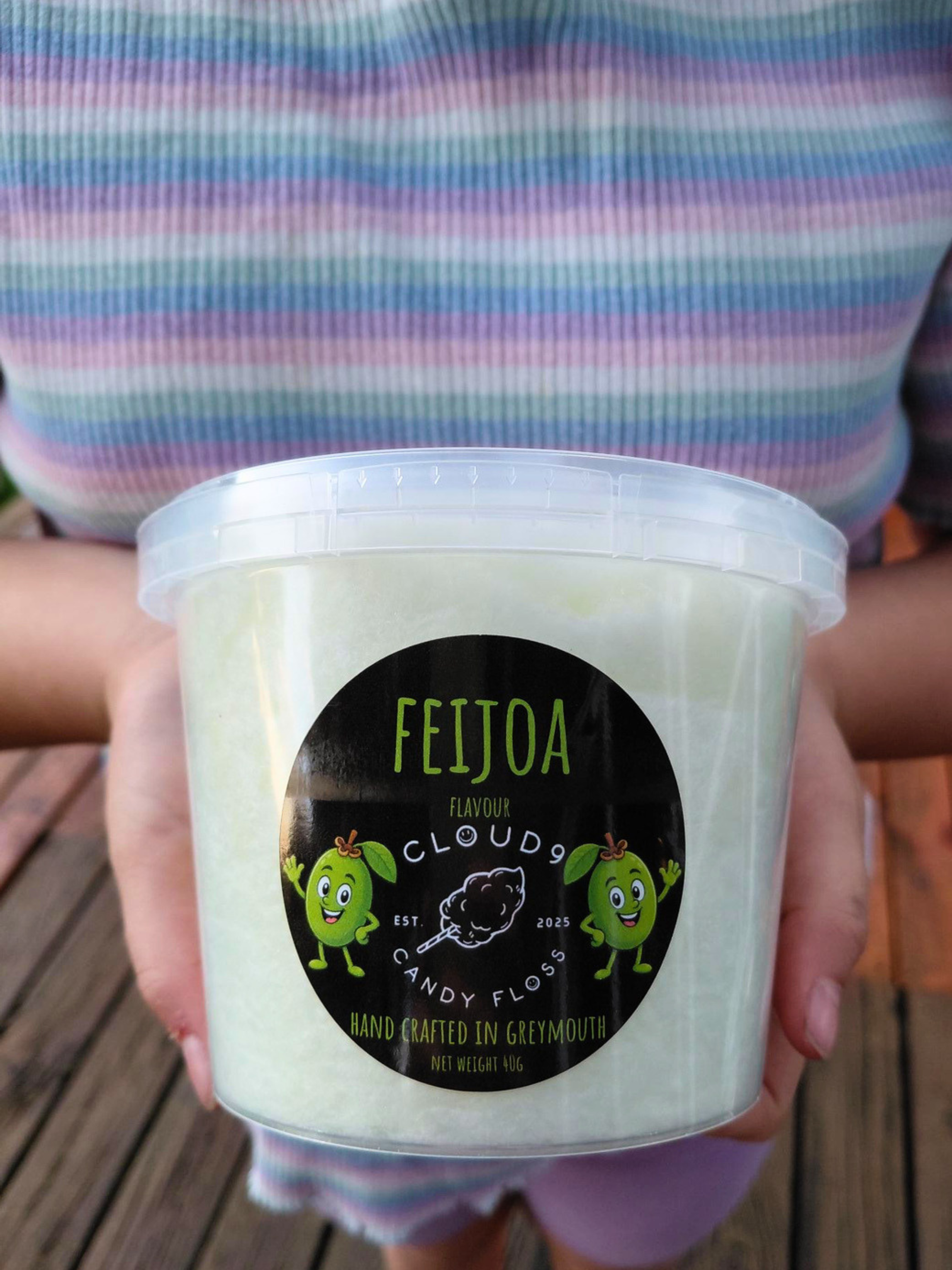 Feijoa Flavoured Candy Floss