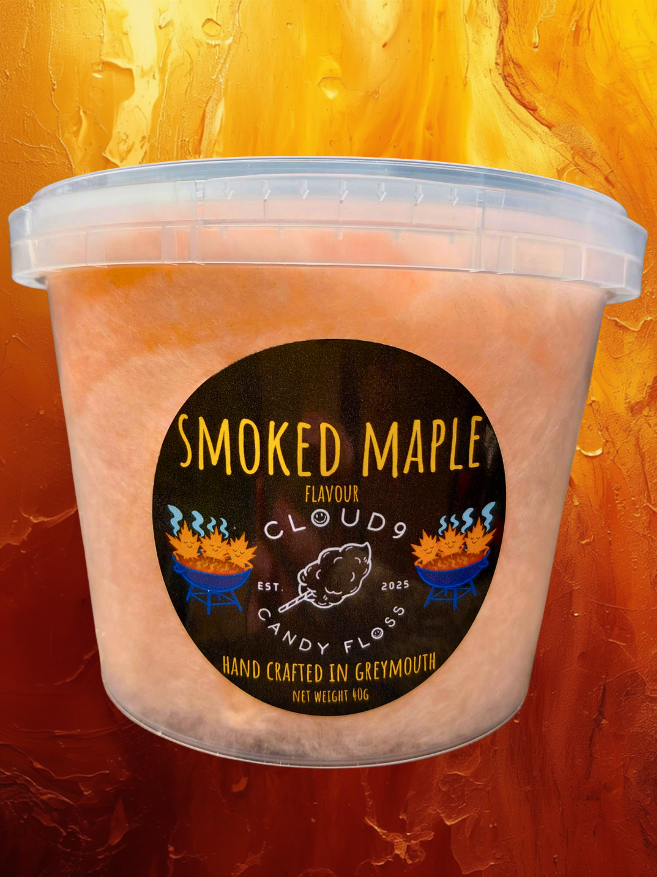 Smoked Maple Flavoured Candy Floss