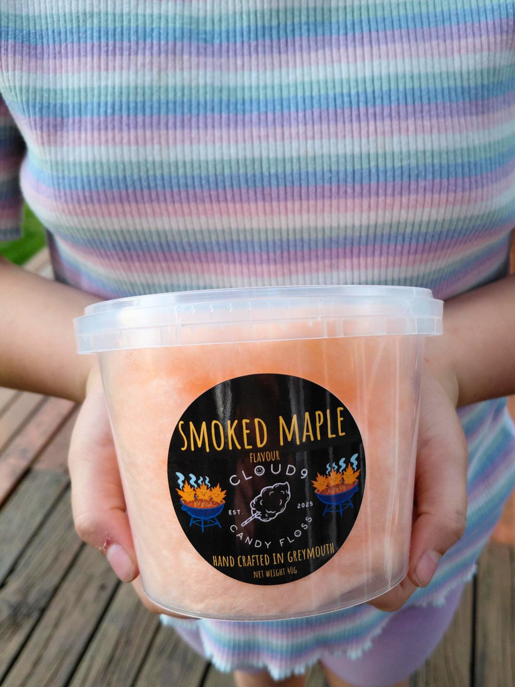 Smoked Maple Flavoured Candy Floss