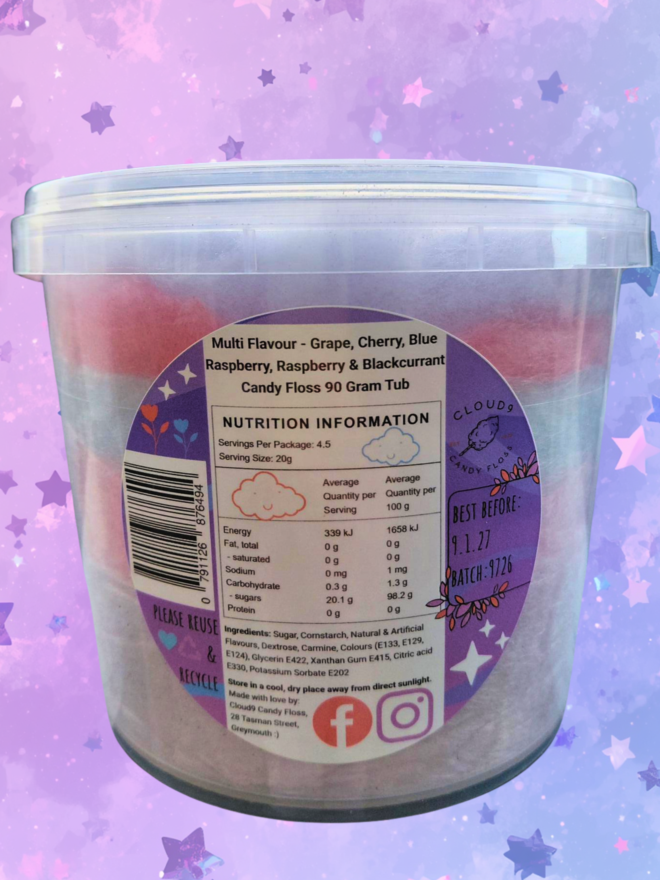Unicorn Multi Flavoured Tub